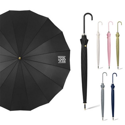 Custom Curved Handle Umbrella